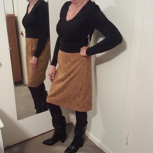 Coldwater Creek Camel colored skirt